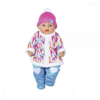 Baby born - papusa interactiva cu hainute de iarna - 43 cm 31281 Zapf