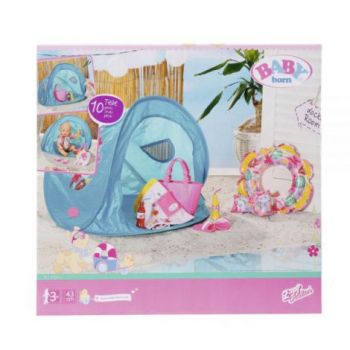 BABY born - Set plaja - cort cu accesorii