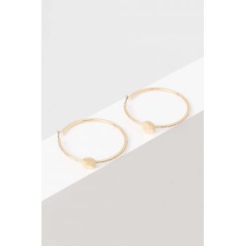 Dkny cercei PE 50MM LOGO HOOP 04G00573