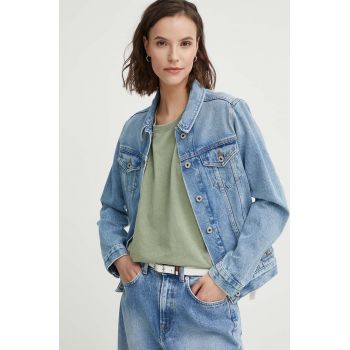 Pepe Jeans geacă din denim REGULAR JACKET femei, de tranziție, PL402432MP4