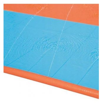 Tobogan de apa cu pista dubla de alunecare 448 cm BlueOrange