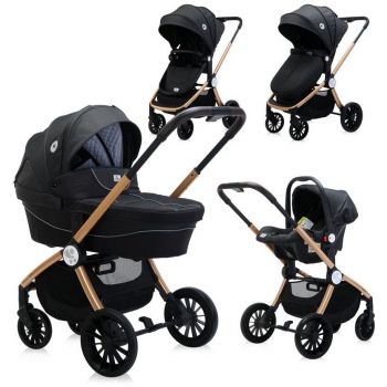 Carucior Set 3 in 1 Ramona Black Luxe