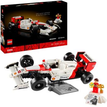 Jucarie 10330 Icons McLaren MP4/4 & Ayrton Senna, construction toy