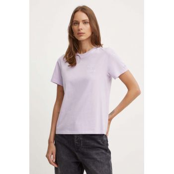 MC2 Saint Barth tricou din bumbac femei, culoarea violet