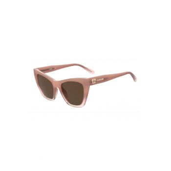 Ochelari de soare cat-eye cu lentile uni