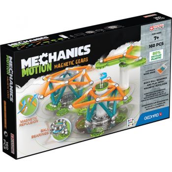 Set Magnetic 16 Piese Mechanics Motion Gears 768 Multicolor