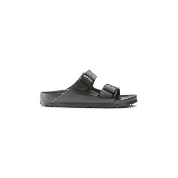 Birkenstock papuci Arizona EVA Metallic barbati, culoarea gri, 1001497