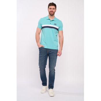 Tricou polo de bumbac cu logo