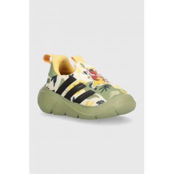 adidas sneakers pentru copii MONOFIT TR Lioning culoarea verde, IF9312