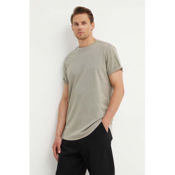 G-Star Raw tricou din bumbac x Sofi Tukker barbati, culoarea gri, neted ieftin