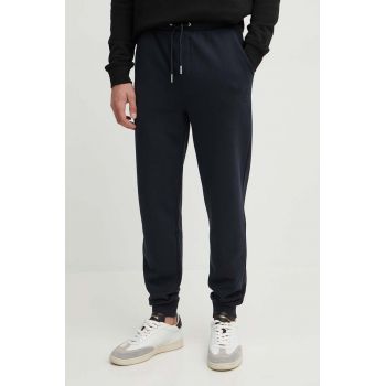 Karl Lagerfeld pantaloni de trening culoarea albastru marin, neted