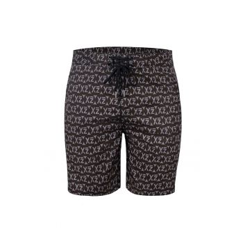 Pantaloni scurti de baie cu buzunare cu fermoar si model Dazzers 28989