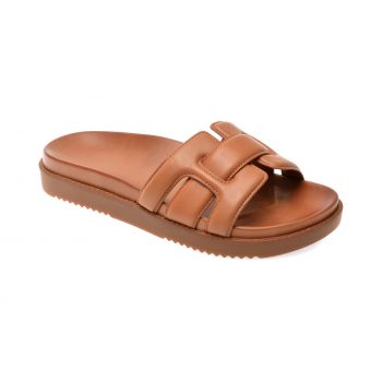 Papuci casual ALDO maro, 13743858, din piele naturala