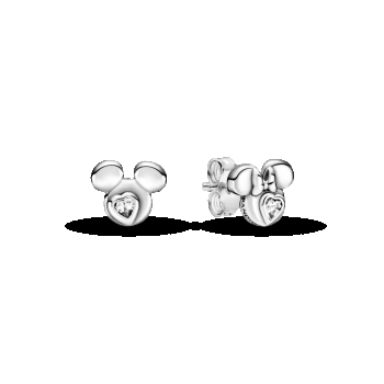 Cercei cu șurub cu siluetele lui Mickey Mouse și Minnie Mouse de la Disney, Pandora de firma originali
