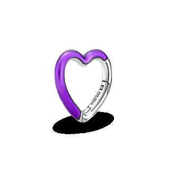 Conector de stil Pandora ME Inimă violet intens ieftin