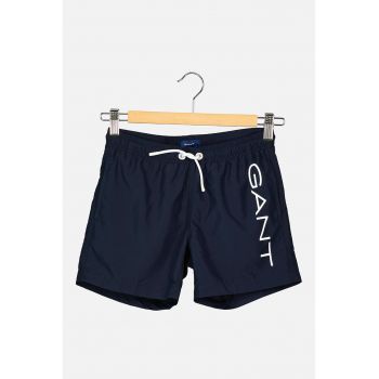 Pantaloni scurti de baie cu imprimeu logo