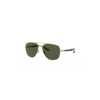 Ochelari de soare aviator unisex cu lentile uni