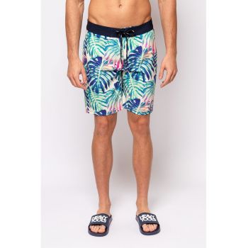 Pantaloni scurti de baie cu imprimeu tropical Jakarta de firma original