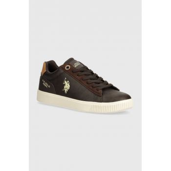 U.S. Polo Assn. sneakers TYMES culoarea maro, TYMES006M/CYN1