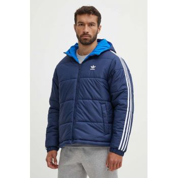 adidas Originals geacă cu două fețe Adicolor Reversible bărbați, de iarnă, IL2583