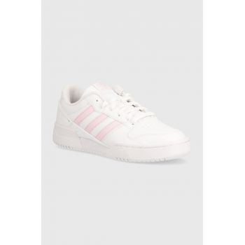 adidas Originals sneakers din piele Team Court 2 STR culoarea alb, ID6632