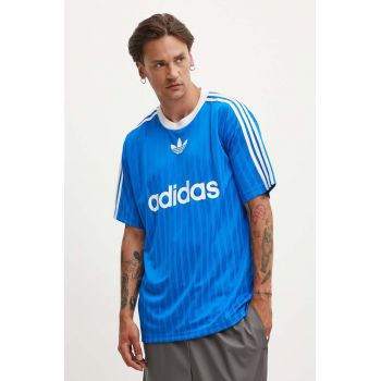 adidas Originals tricou Adicolor Poly Tee bărbați, cu model, IM9456