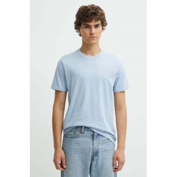 Hollister Co. tricou din bumbac barbati, neted, KI324-4089