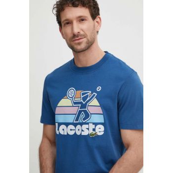 Lacoste tricou din bumbac barbati, cu imprimeu