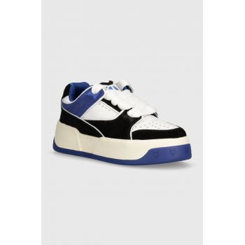 Naked Wolfe sneakers din piele Kash Nubuck Leather Blue