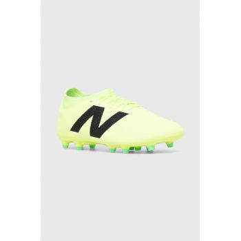 New Balance ghete de fotbal korki Tekela Magique FG V4+ culoarea verde, ST3FL45