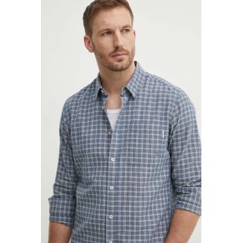 Pepe Jeans camasa din amestec de in MIKEL cu guler clasic, regular, PM308564