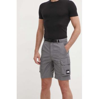 The North Face pantaloni scurți outdoor culoarea gri, NF0A879R0UZ1