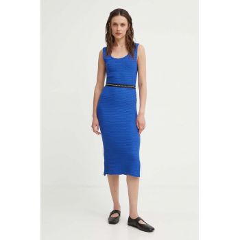 Answear Lab rochie midi, mulata