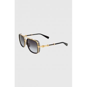 Balmain ochelari de soare OFFICIER culoarea negru, BPS-108A