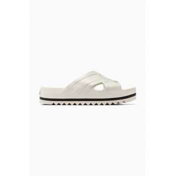 Converse papuci Ctas Lounge Sandal Lite Cx femei, culoarea alb, A06477C