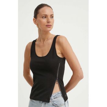 G-Star Raw top din bumbac culoarea negru, D24647-D275