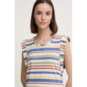 Pepe Jeans tricou din bumbac EVA femei, PL505887