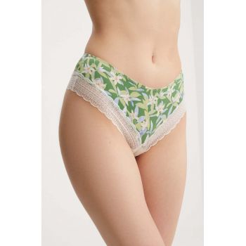 women'secret chiloti THIRD ROUND culoarea verde, 877637