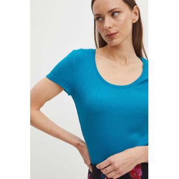 Medicine tricou femei, culoarea turcoaz