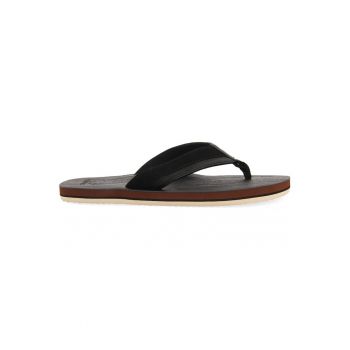 Papuci flip-flop de piele ecologica