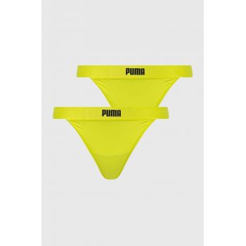 Puma tanga 2-pack culoarea verde, 938314