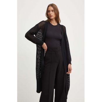 Sandro Ferrone cardigan din bumbac culoarea negru, light, SFS65XBDARCA