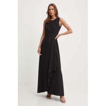 Sandro Ferrone rochie culoarea negru, maxi, evazati, SFS21XBDTOKIO