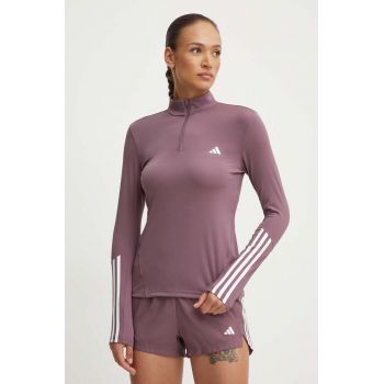 adidas Performance hanorac de antrenament Hyperglam culoarea violet, cu imprimeu, IX3222