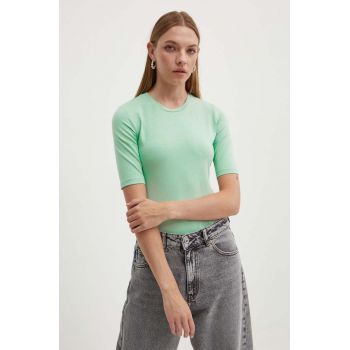 HUGO tricou femei, culoarea verde, 50515019 ieftin