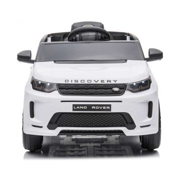 Masinuta electrica Chipolino SUV Land Rover Discovery cu scaun din piele si roti EVA white