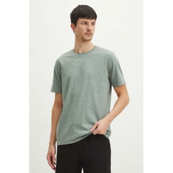 Medicine tricou barbati, culoarea verde, melanj