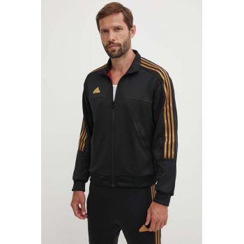 adidas bluza Tiro barbati, culoarea negru, cu imprimeu, IW8866