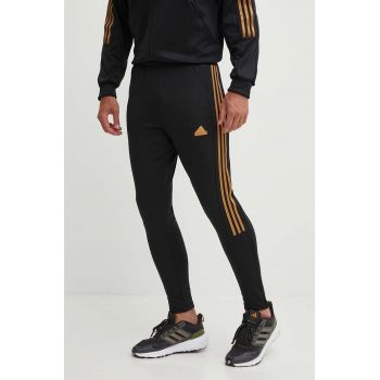 adidas pantaloni de trening Tiro culoarea negru, cu imprimeu, IW8865