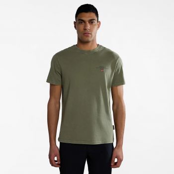 Napapijri Selbas T-Shirt Green Lichen de firma original